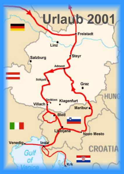 Karte Slowenien