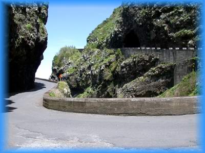 die alte Küstenstraße an der Nordküste