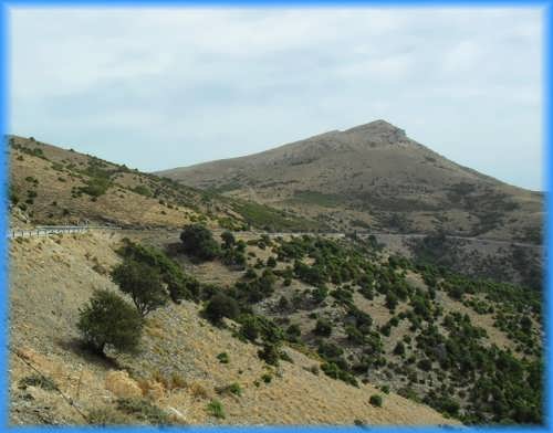 Anfahrt zum 1118m hohen Passo di Caravai
