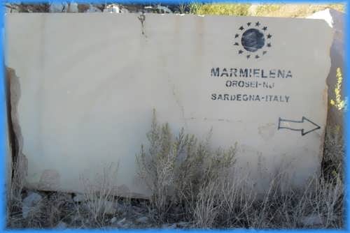 Marmorsteinbruch Orosei