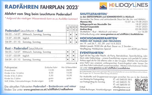 Süd-Steiermark und Burgenland 2023